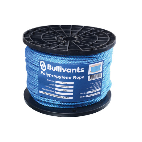Bullivants Polypropylene Blue Rope