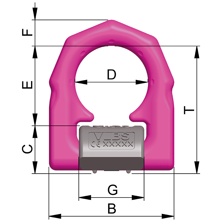 RUD 溶接式ロードリング VLBSーUー2.5 VLBS-U-2.5 ターンバックル シャックル 物流 作業 RUD 溶接式ロードリング VLBSーUー2.5 （ 819-5563 ）