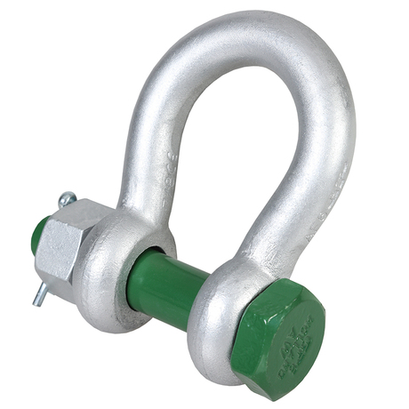 Van Beest Green Pin – Safety Bow Shackles – Alloy GS – Galvanised-01