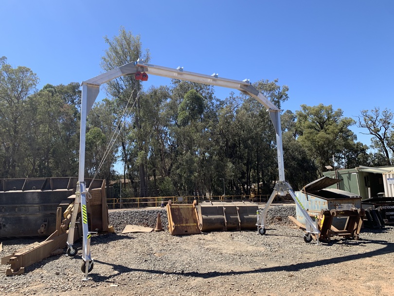 <p>We offer custom engineered solutions like mobile fall arrest frames for working at heights above 3m. These custom frames allow you to safely access equipment from above with full range of motion.&nbsp;</p><p>Custom-made gantry frames are useful for workers that need to access restricted areas or areas with a low headroom space. The perfect solution when maintaining machines like bulldozers, graders or wheel loaders.&nbsp;</p>